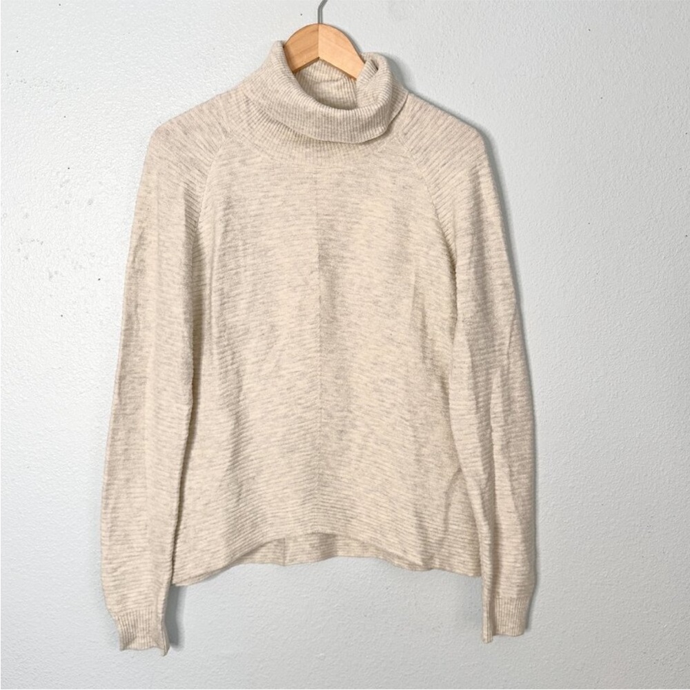 Kuhl Solace Sweater Merino Wool Blend Ribbed Turtleneck Small